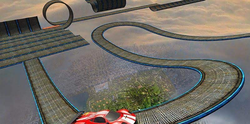Crazy Ramp Car Stunt Master 3D gameplay screenshot 2