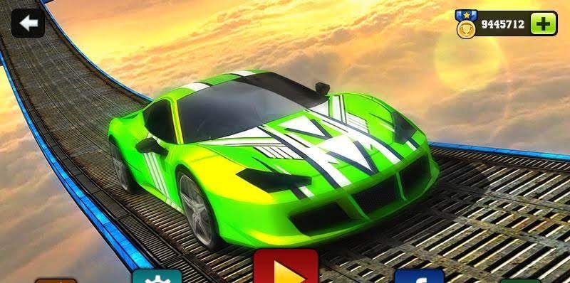 Crazy Ramp Car Stunt Master 3D gameplay screenshot 1