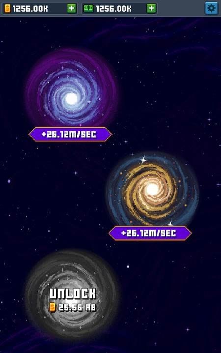 Galaxy Idle Miner gameplay screenshot 1