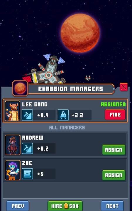 Galaxy Idle Miner gameplay screenshot 4