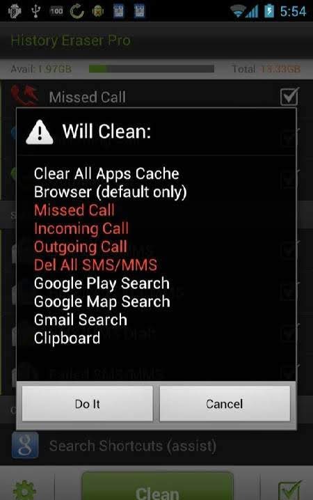 History Eraser Pro - Clean up screenshot 3