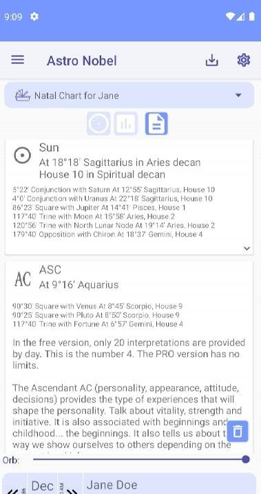 Astro Nobel - Astrology screenshot 3
