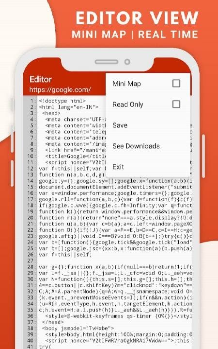 HTML Source Code Viewer Websit screenshot 4