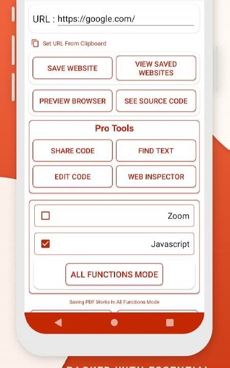 HTML Source Code Viewer Websit screenshot 1