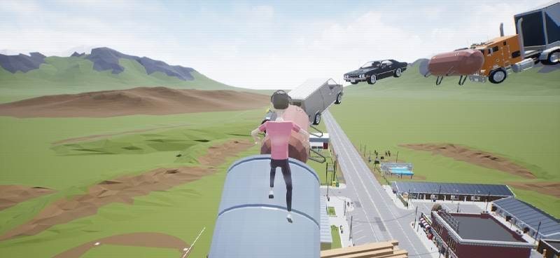 Only Up 3D Parkour gameplay screenshot 2