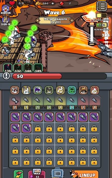Cat Archers - Idle Defense screenshot 2