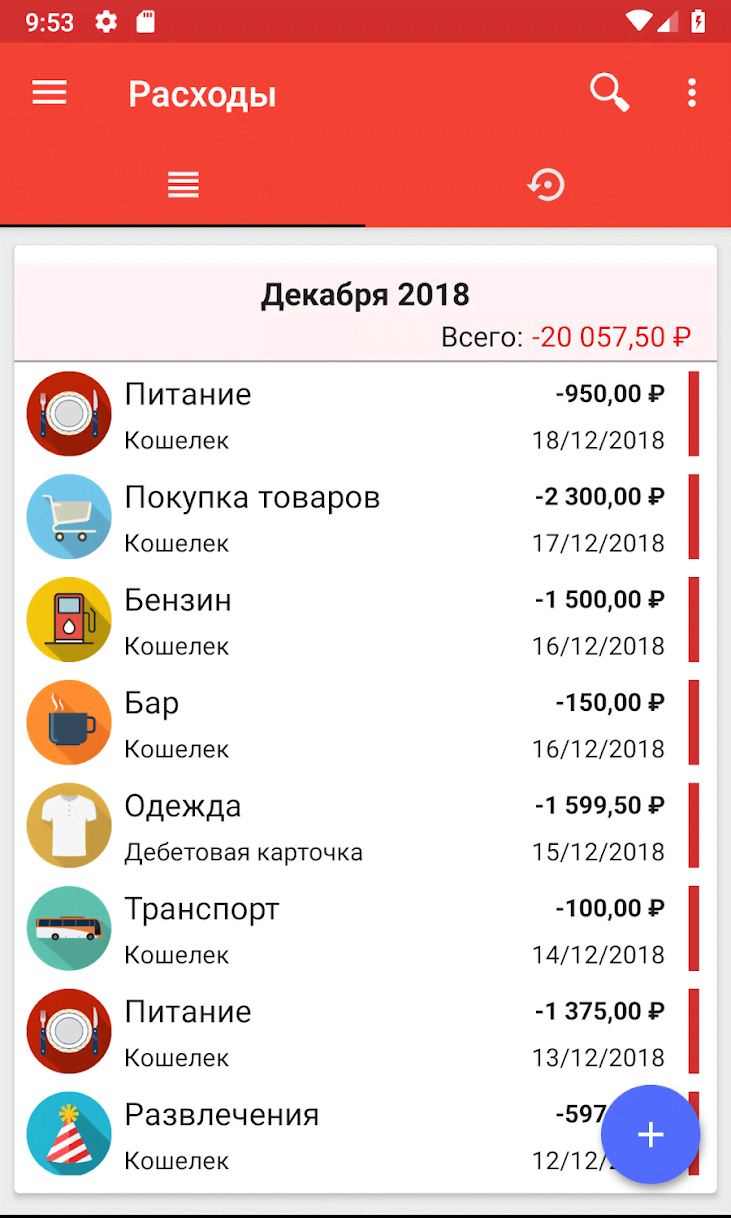 Fast Budget, Expense Tracker Screenshot 2
