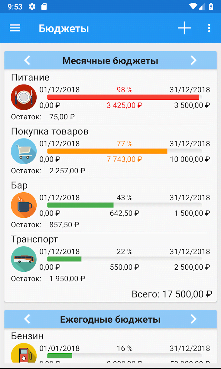 Fast Budget, Expense Tracker Screenshot 3