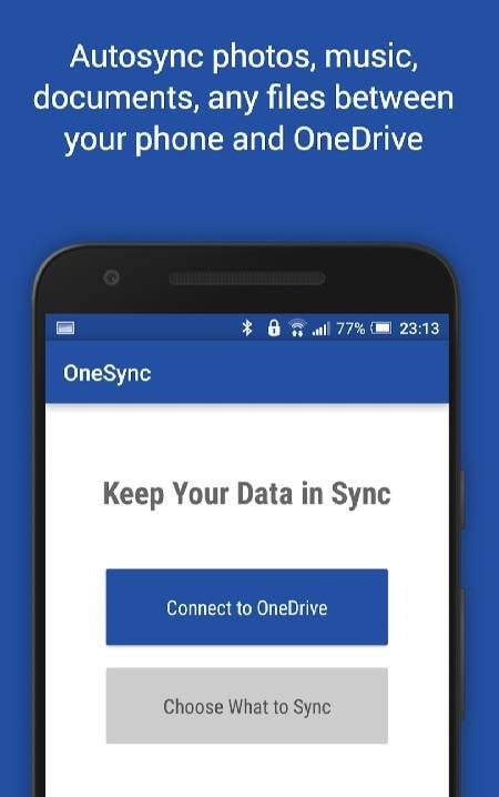 OneSync: Autosync for OneDrive screenshot 1