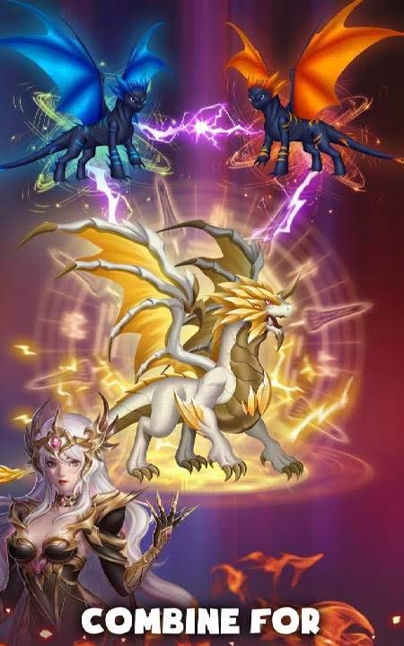 DragonFly: Idle games - Merge Dragons & Shooting screenshot 1