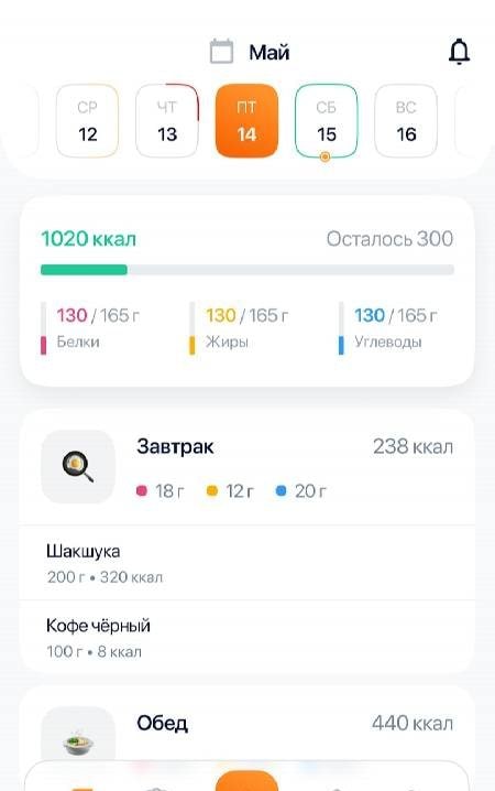 Food Tracker screenshot 1