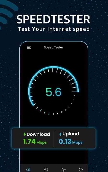 Net Meter: Test Internet Speed screenshot 1