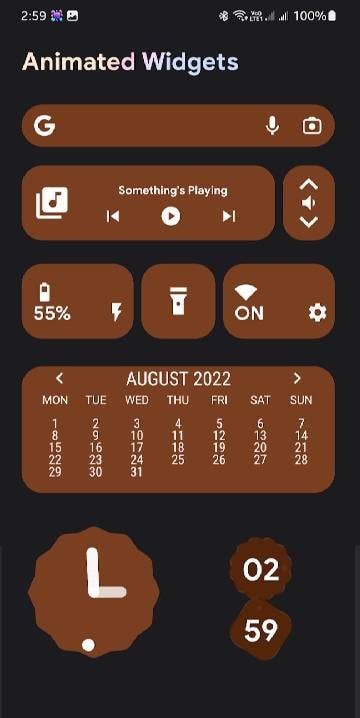 Animated Color Widgets screenshot 1