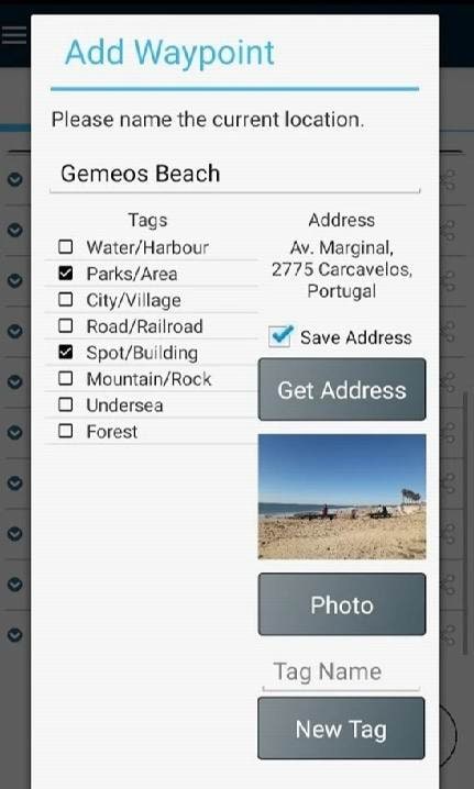 GPS Waypoints app preview 3