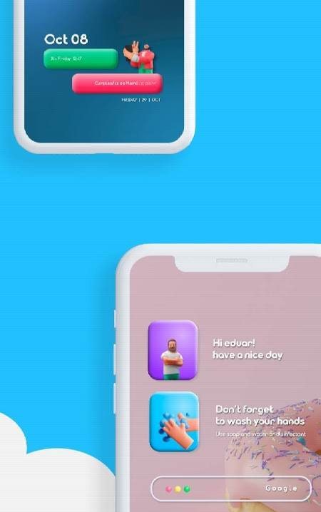 Fluffy Kwgt screenshot 3