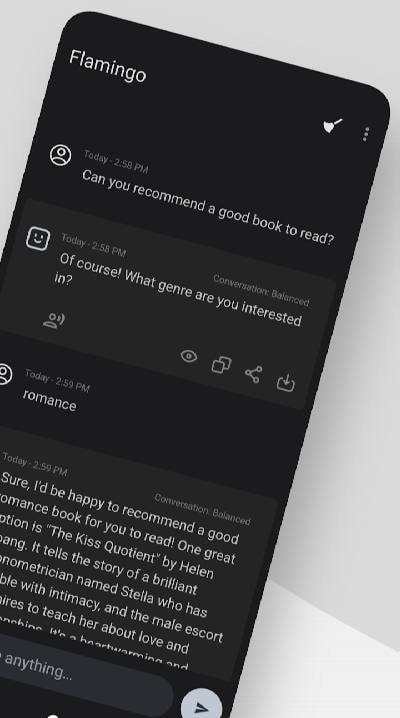 Flamingo: Chat with AI screenshot 2