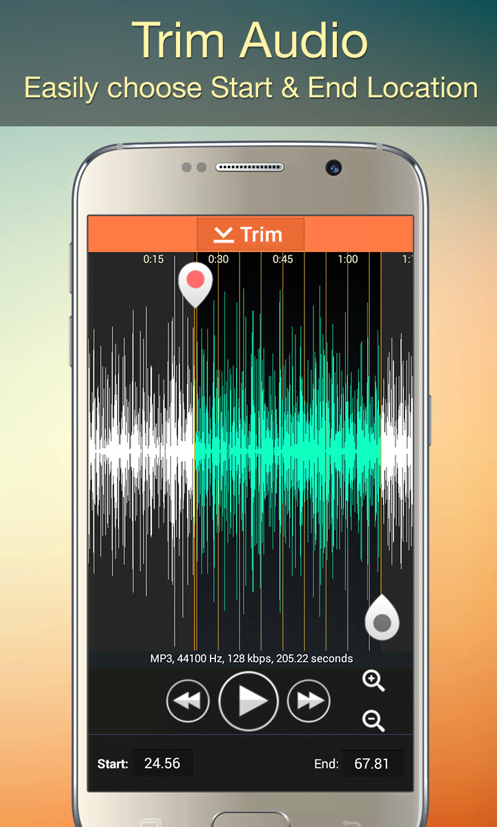 Audio MP3 Cutter Mix Converter and Ringtone Maker screenshot 2