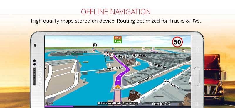 Sygic Professional Navigation fourth preview