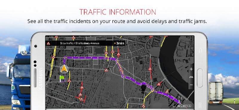 Sygic Professional Navigation third preview