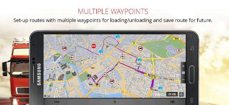 Sygic Professional Navigation second preview