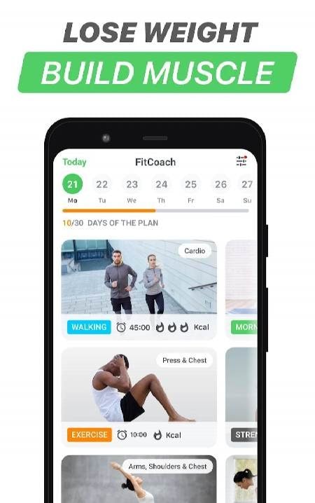 FitCoach: Fitness Coach & Diet screenshot 3