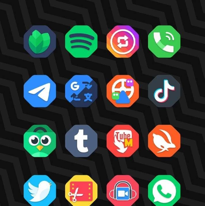 Octagon - Icon Pack screenshot 2
