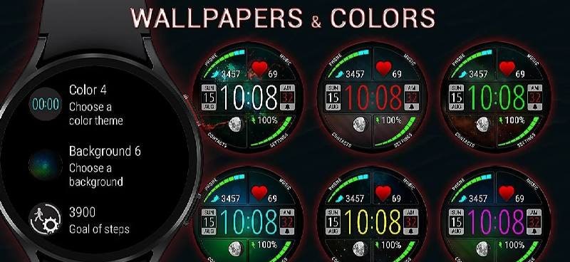 Futorum H16 Digital Watch Face screenshot 4
