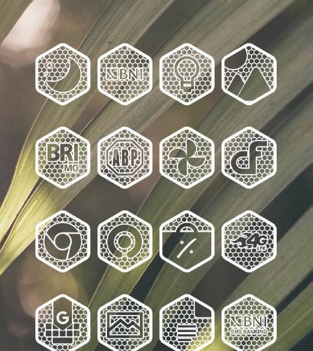 Hexanet White - Icon Pack screenshot 1