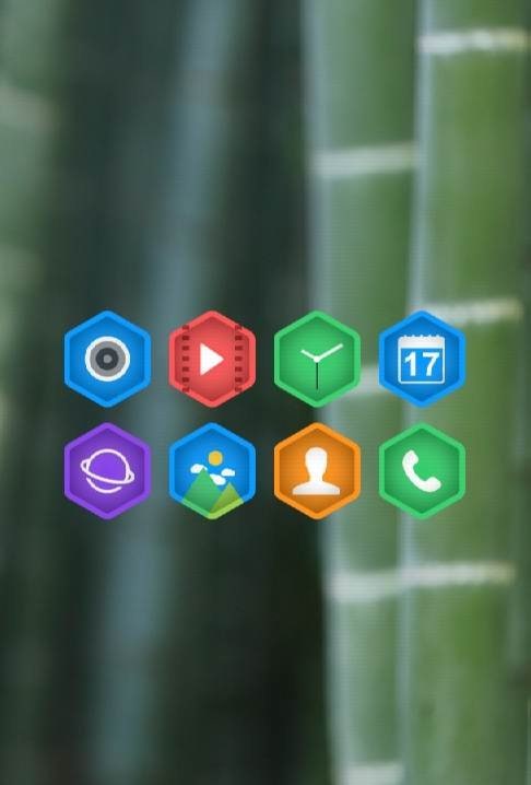 Hexa Crop - Icon Pack preview four