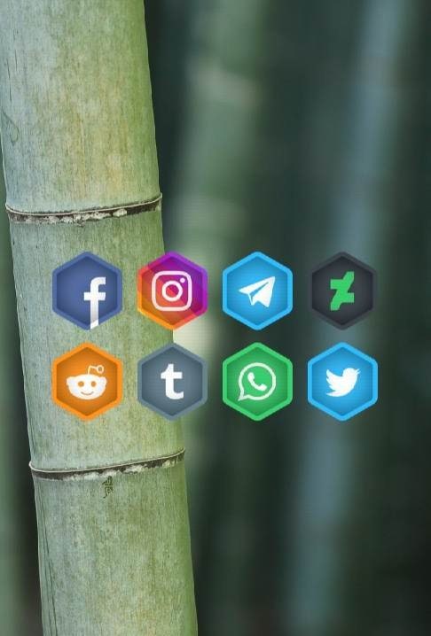 Hexa Crop - Icon Pack preview three