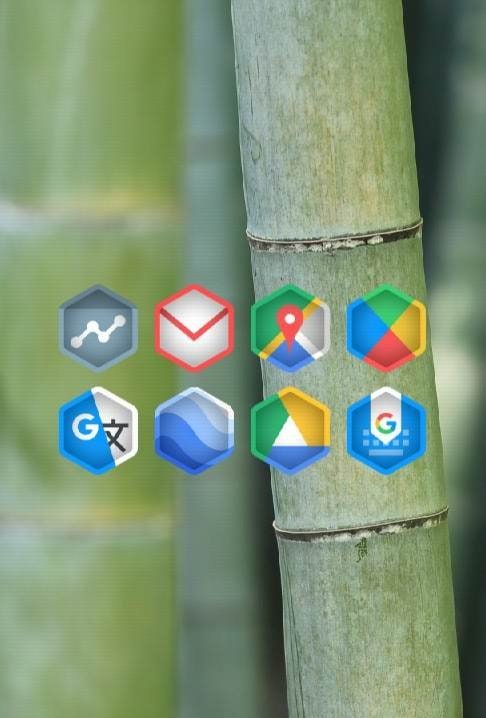 Hexa Crop - Icon Pack preview two