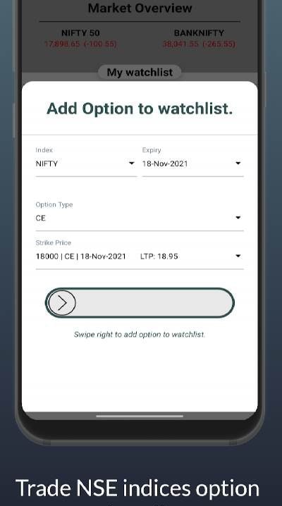 NIOTA: Virtual Option Trading screenshot 1