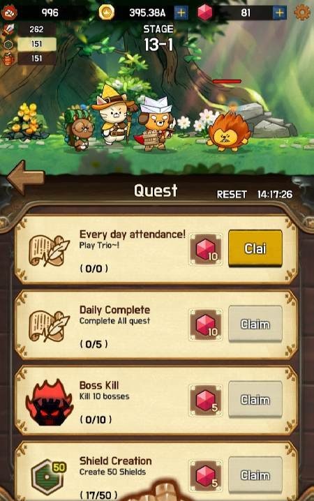 MERGE TRIO: AFK Adventure RPG screenshot 4