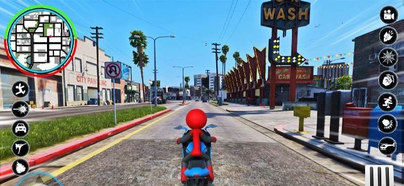 StickMan Rope Hero Spider Game screenshot 4