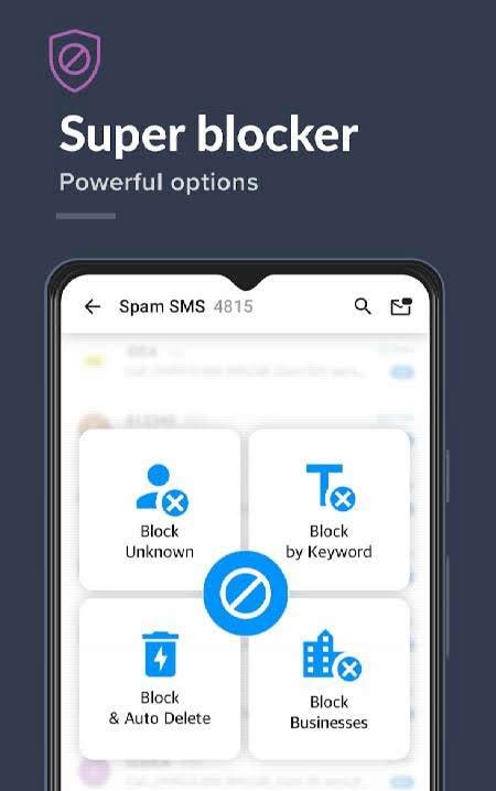 Spam Blocker For Text Screenshot 1