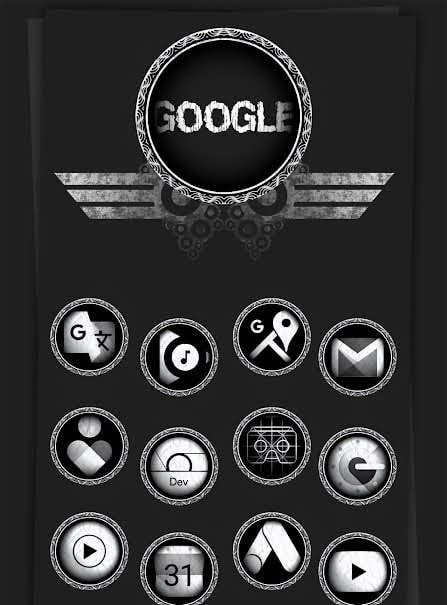 Black Army Diamond - Icon Pack - Fresh dashboard screenshot 2