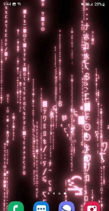 3D Matrix Rain Live Wallpaper screenshot 4