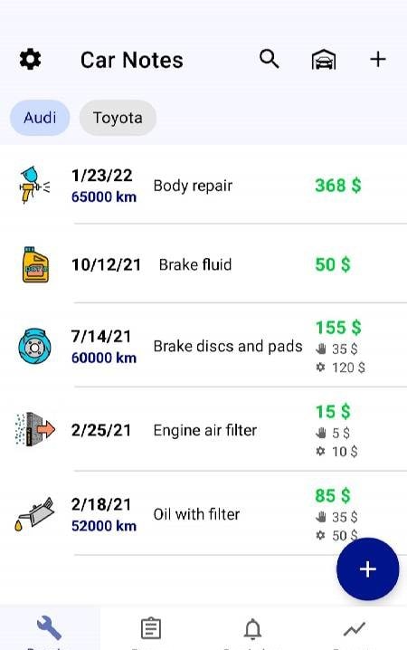 Car Service Tracker screenshot 1