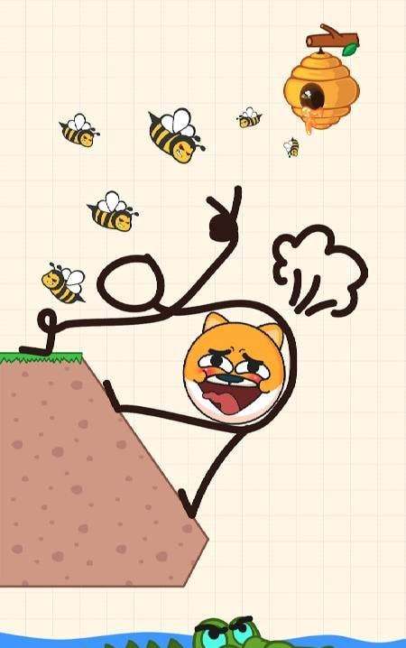 Second gameplay screenshot of Rescue Doge: Draw To Save