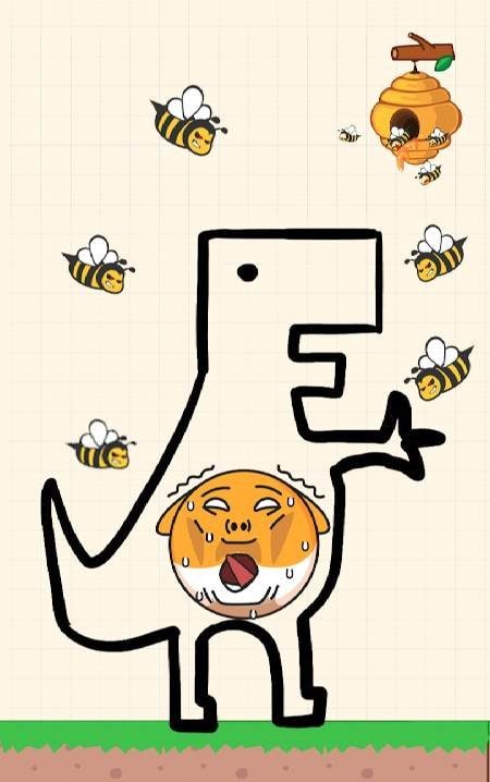 First gameplay screenshot of Rescue Doge: Draw To Save