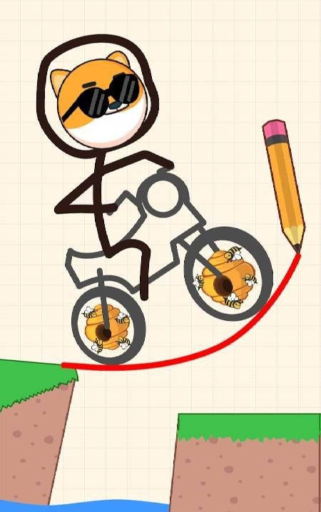 Fourth gameplay screenshot of Rescue Doge: Draw To Save