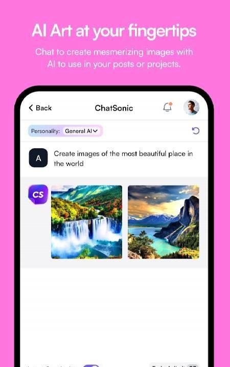 ChatSonic: Super ChatGPT App screenshot 3