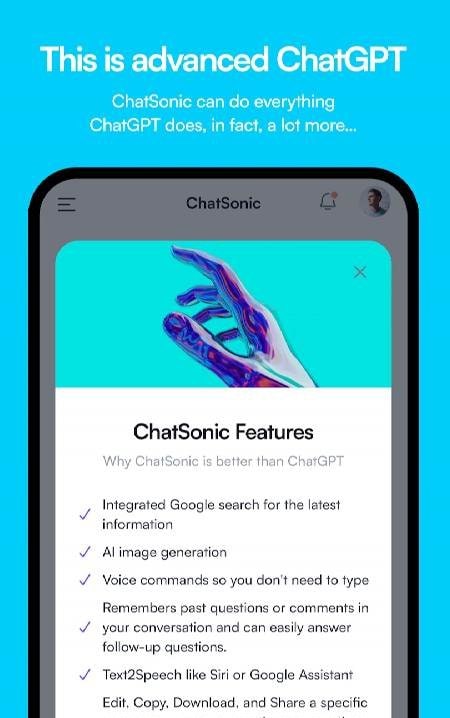 ChatSonic: Super ChatGPT App screenshot 4