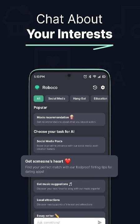 Roboco - AI Chatbot Assistant screenshot 3