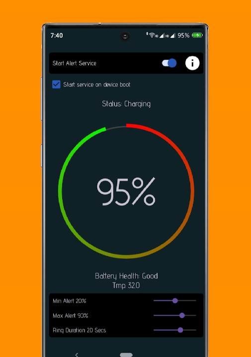 Battery Alert-Overcharge Alert screenshot 4