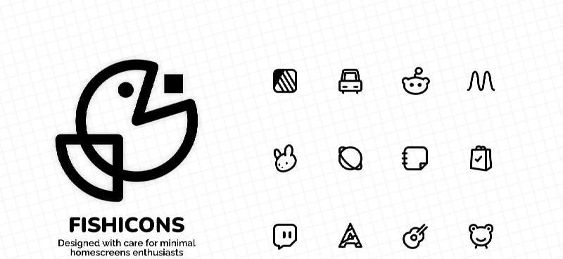 Fishicons Black screenshot 1