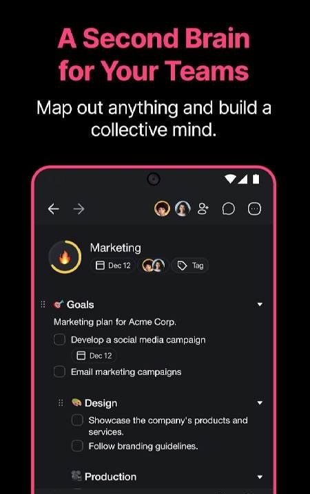 Taskade - AI List, Notes, Chat screenshot 2
