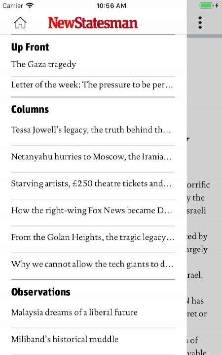 New Statesman Magazine screenshot 3