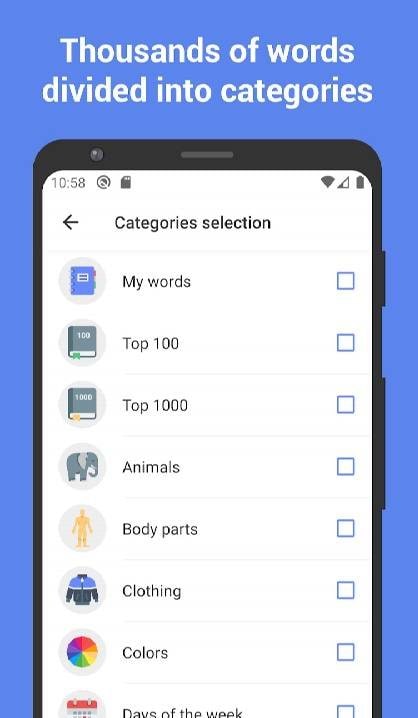 ReWord - Learn Turkish with Flashcards! screenshot 2