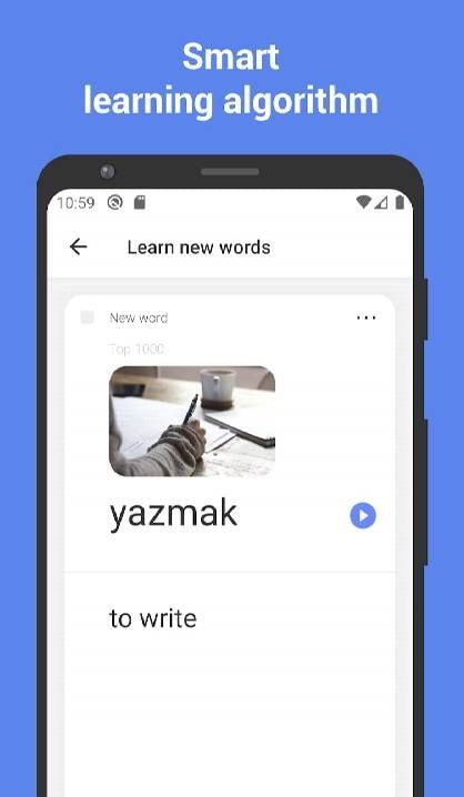 ReWord - Learn Turkish with Flashcards! screenshot 1